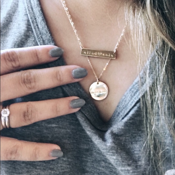 Made By Mary Mama Disc Necklace 